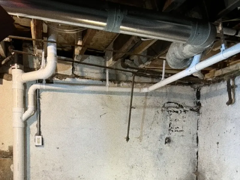 close up of new pipes installed after plumbing replacements service elk river mn